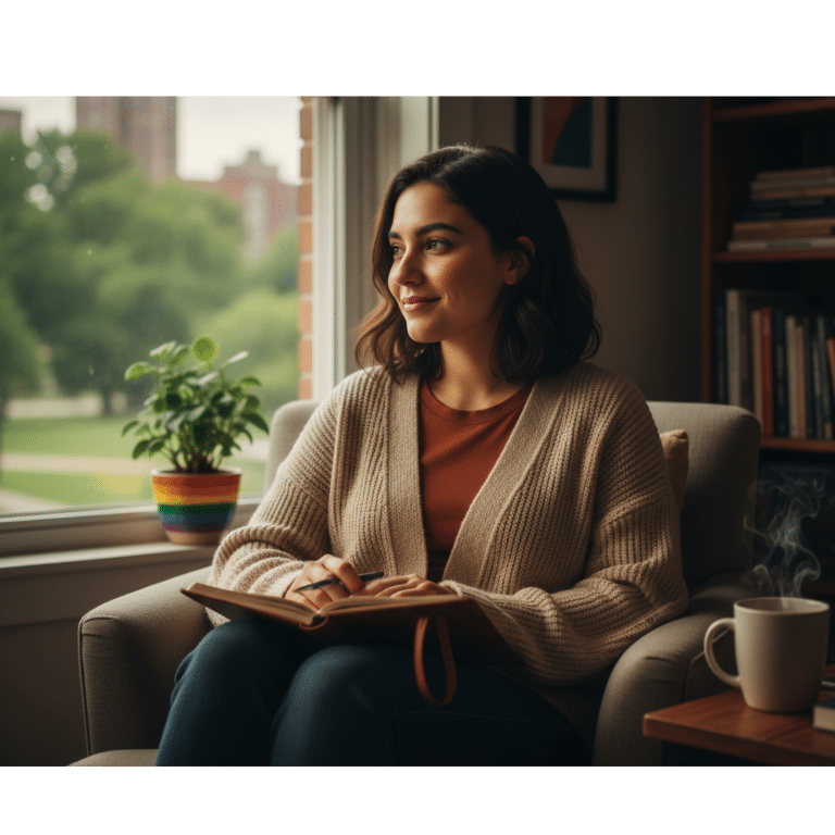 Can LGBTQ+ Individuals Donate Eggs? Young woman considering egg donation as an LGBTQ+ individual.